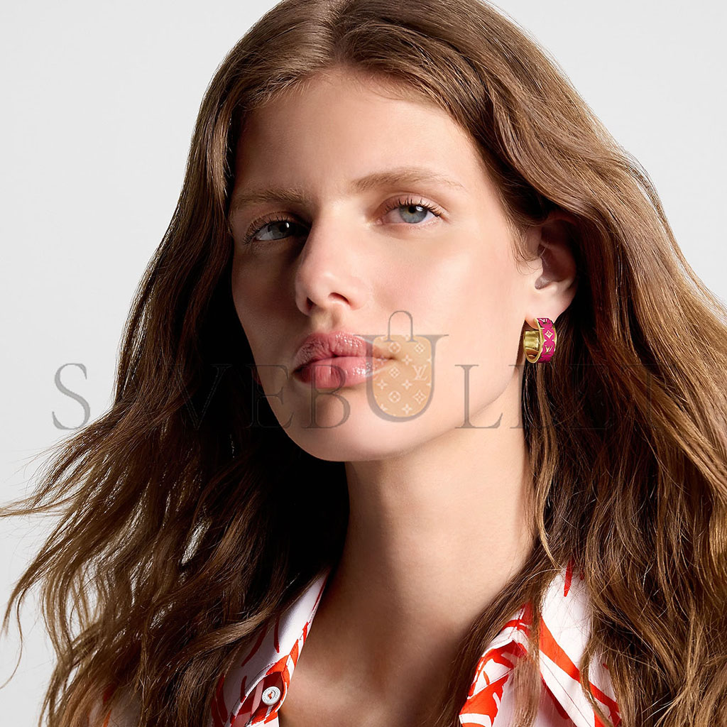 l**is V*t*n nanogram enamel earrings m01068